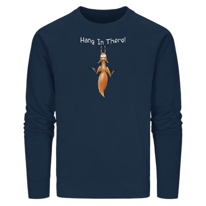 Hang In There | Lässiges Eichhörnchen - Organic Basic Unisex Sweatshirt