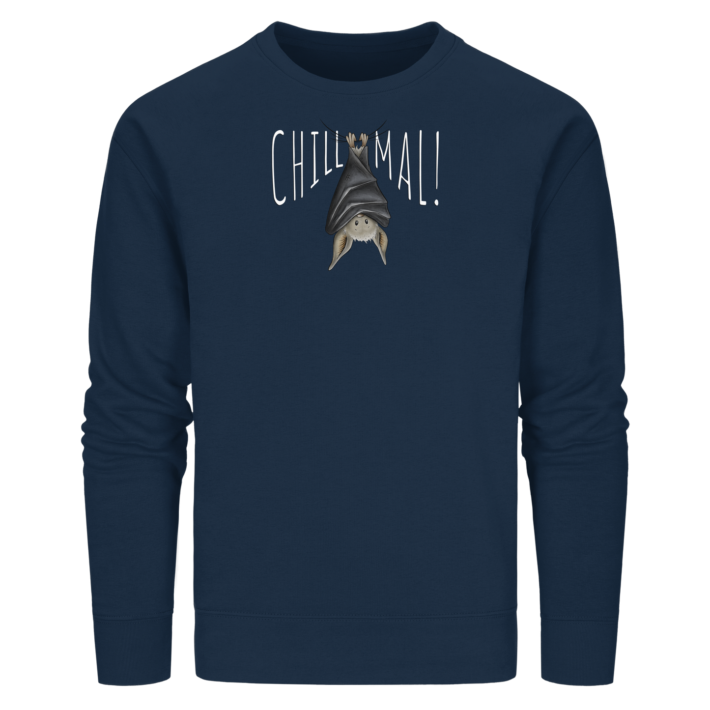 Chill Mal gemütliche Fledermaus - Organic Basic Unisex Sweatshirt
