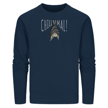 Chill Mal gemütliche Fledermaus - Organic Basic Unisex Sweatshirt