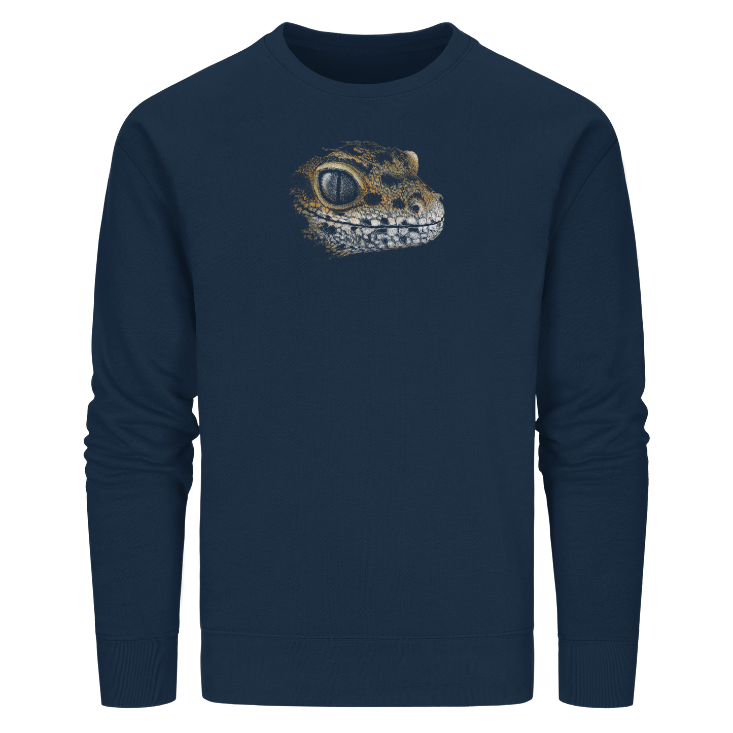 Leopard Gecko Skizze Kritzelkunst - Organic Basic Unisex Sweatshirt