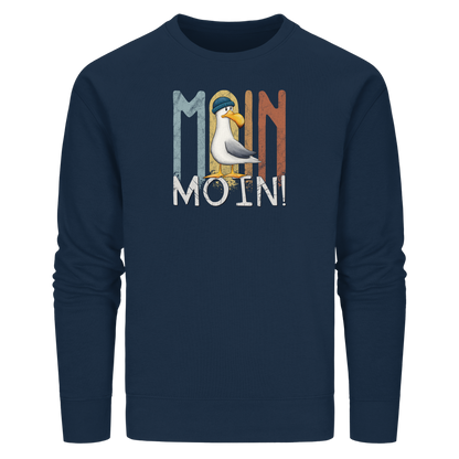 Moin Moin norddeutsche Möwe - Organic Basic Unisex Sweatshirt