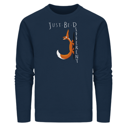 Just Be Different | Sei Anders, kleiner Fuchs - Organic Basic Unisex Sweatshirt