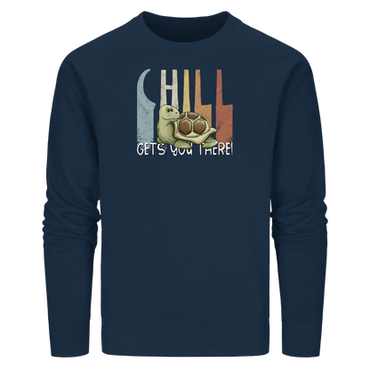 Gechillt gemütliche Schildkröte - Organic Basic Unisex Sweatshirt