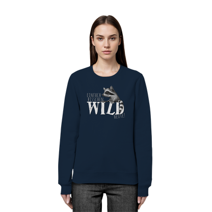 Bisschen wild heute! Waschbär - Organic Basic Unisex Sweatshirt