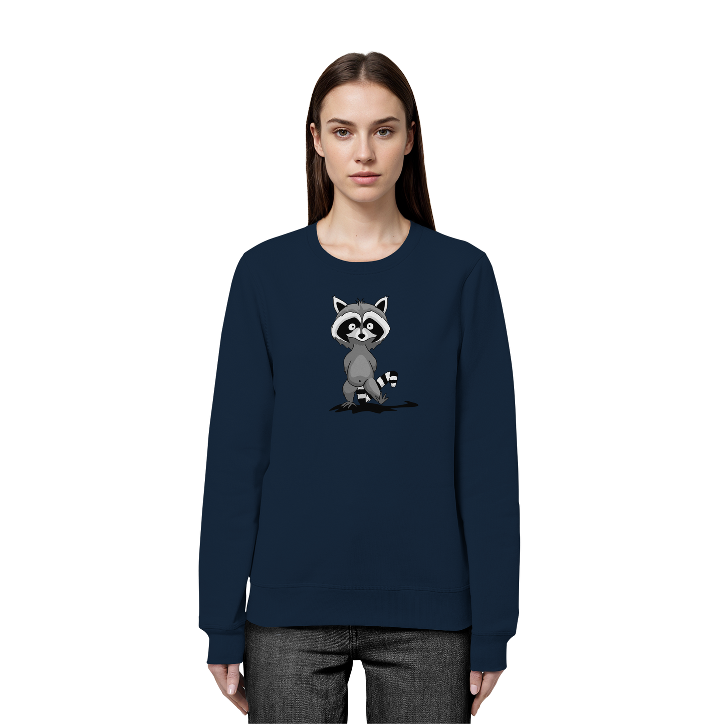 Frecher kleiner Waschbär - Organic Basic Unisex Sweatshirt