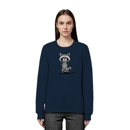 Frecher kleiner Waschbär - Organic Basic Unisex Sweatshirt