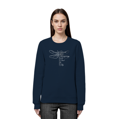 Breite die Flügel aus und flieg los | Libelle - Organic Basic Unisex Sweatshirt