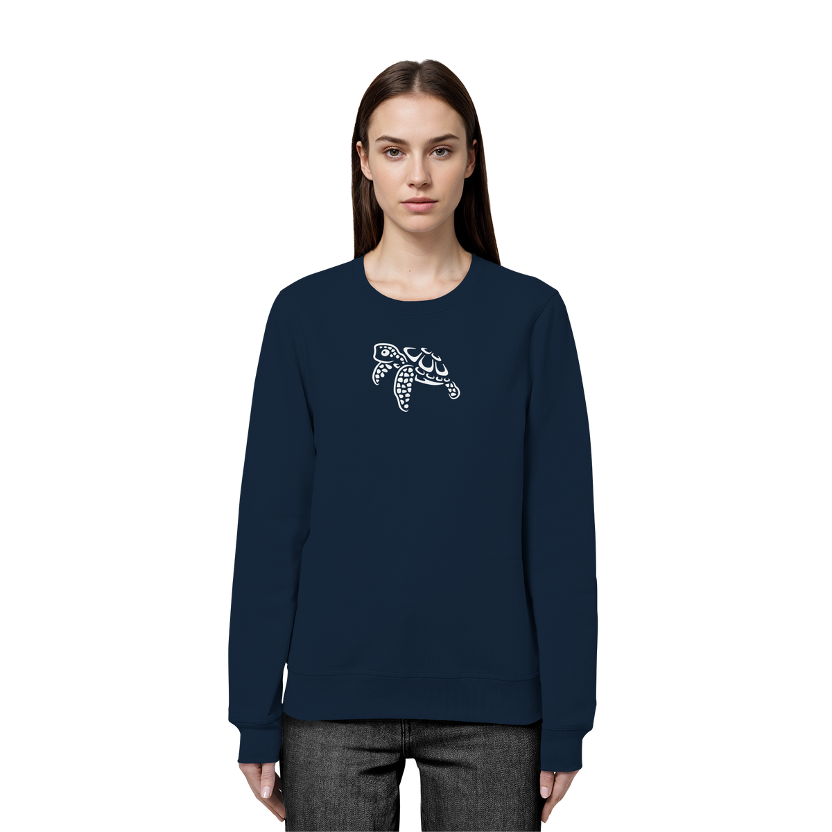 schwimmende Meeres-Schildkröte - Organic Basic Unisex Sweatshirt