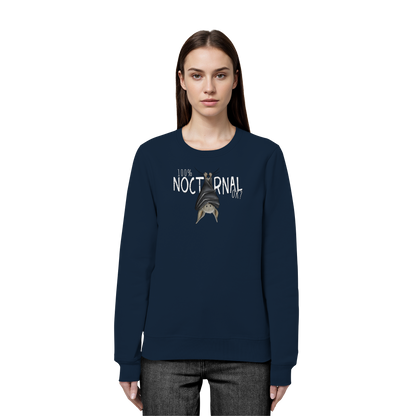 100% nachtaktive Fledermaus - Organic Basic Unisex Sweatshirt