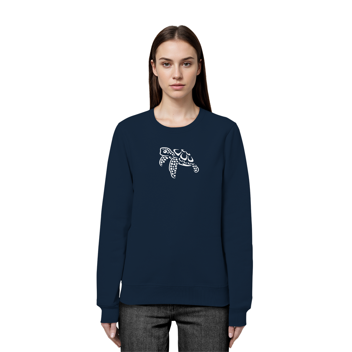 schwimmende Meeres-Schildkröte - Organic Basic Unisex Sweatshirt