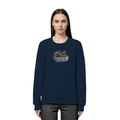 Leopard Gecko Skizze Kritzelkunst - Organic Basic Unisex Sweatshirt