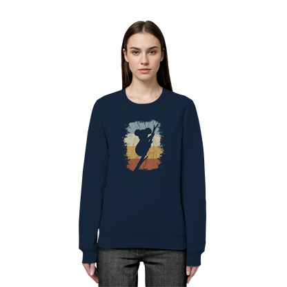 Retro kletternder Koala-Bär - Organic Basic Unisex Sweatshirt