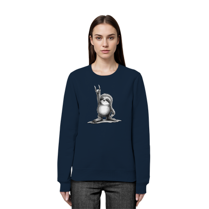 Rock On Party Faultier - Organic Basic Unisex Sweatshirt