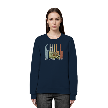 Gechillt gemütliche Schildkröte - Organic Basic Unisex Sweatshirt