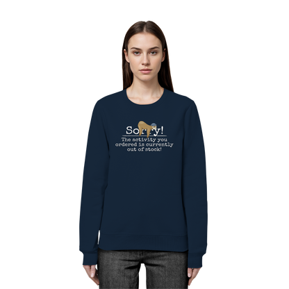 No-Activity Faultier - Organic Basic Unisex Sweatshirt
