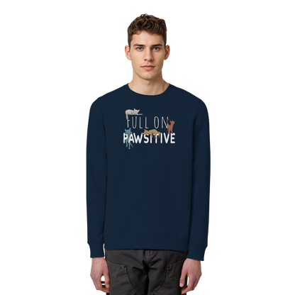 Full On Pawsitive! Gechillte Katzen - Organic Basic Unisex Sweatshirt