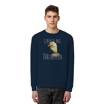 Einfach mal Durchbeissen Biber - Organic Basic Unisex Sweatshirt