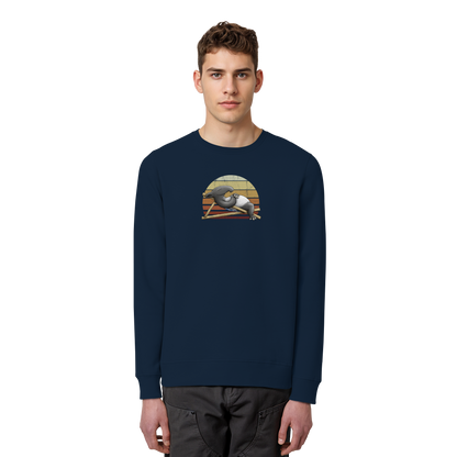 Lässiger Retro Sundown Tapir - Organic Basic Unisex Sweatshirt