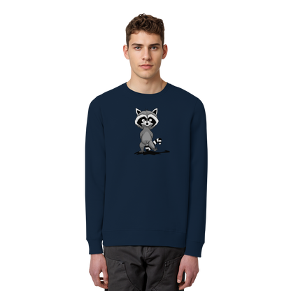 Frecher kleiner Waschbär - Organic Basic Unisex Sweatshirt