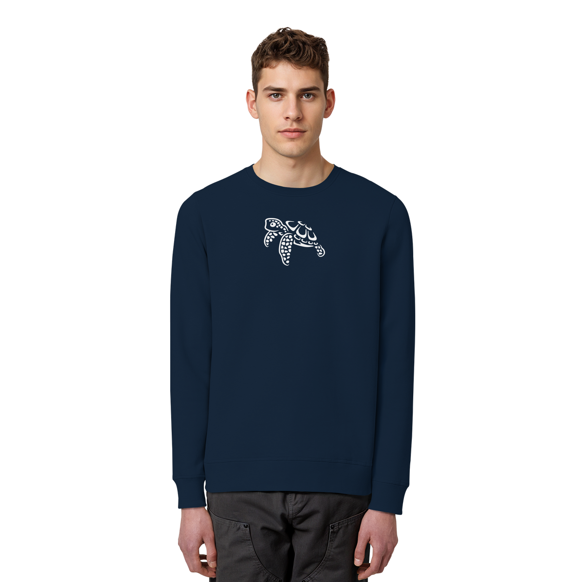 schwimmende Meeres-Schildkröte - Organic Basic Unisex Sweatshirt