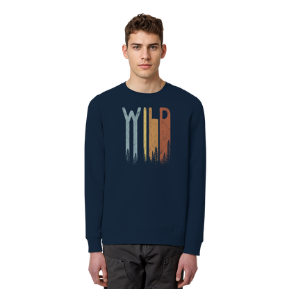 Wild Retro Schriftzug - Organic Basic Unisex Sweatshirt