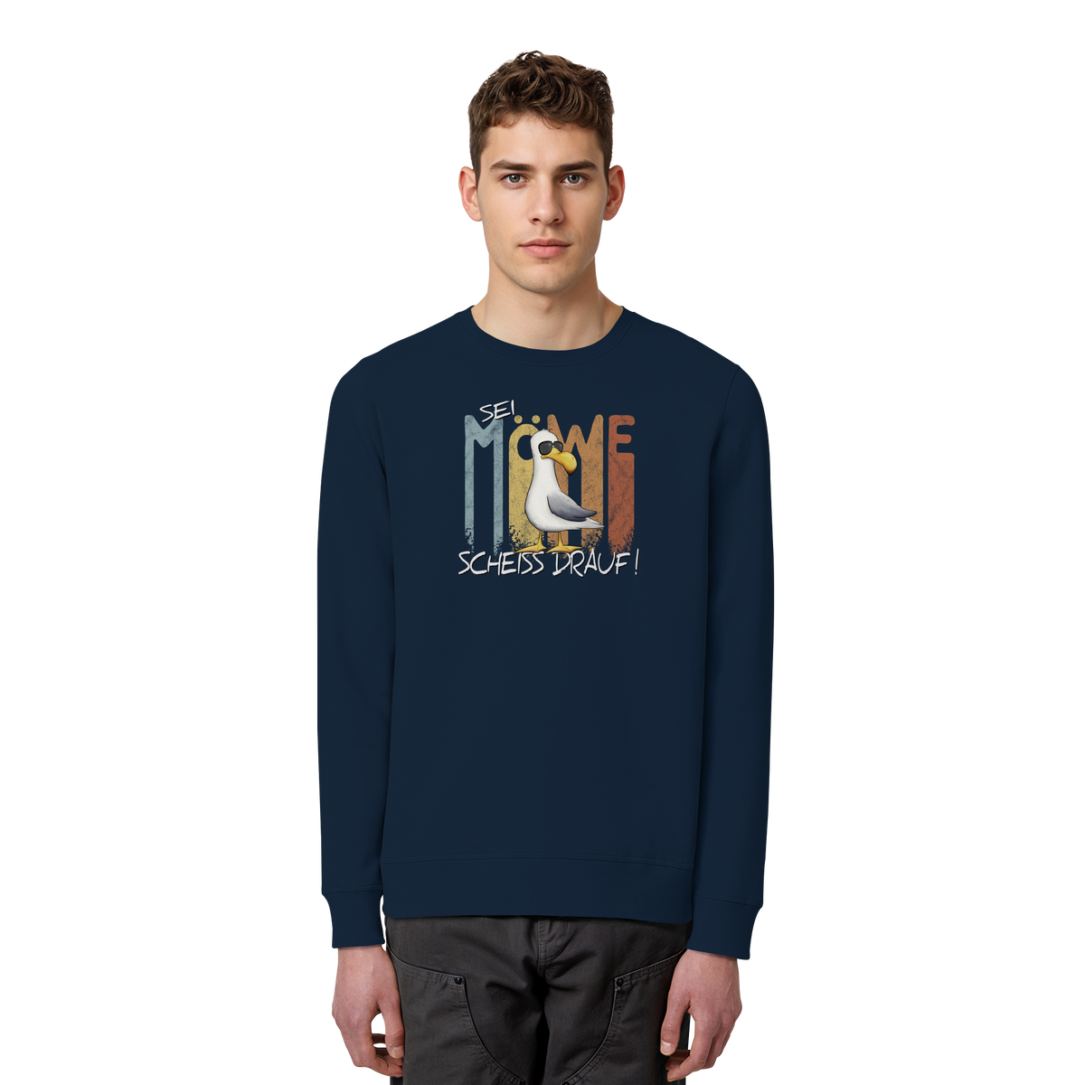 Sei Möwe Scheiß Drauf  - Organic Basic Unisex Sweatshirt