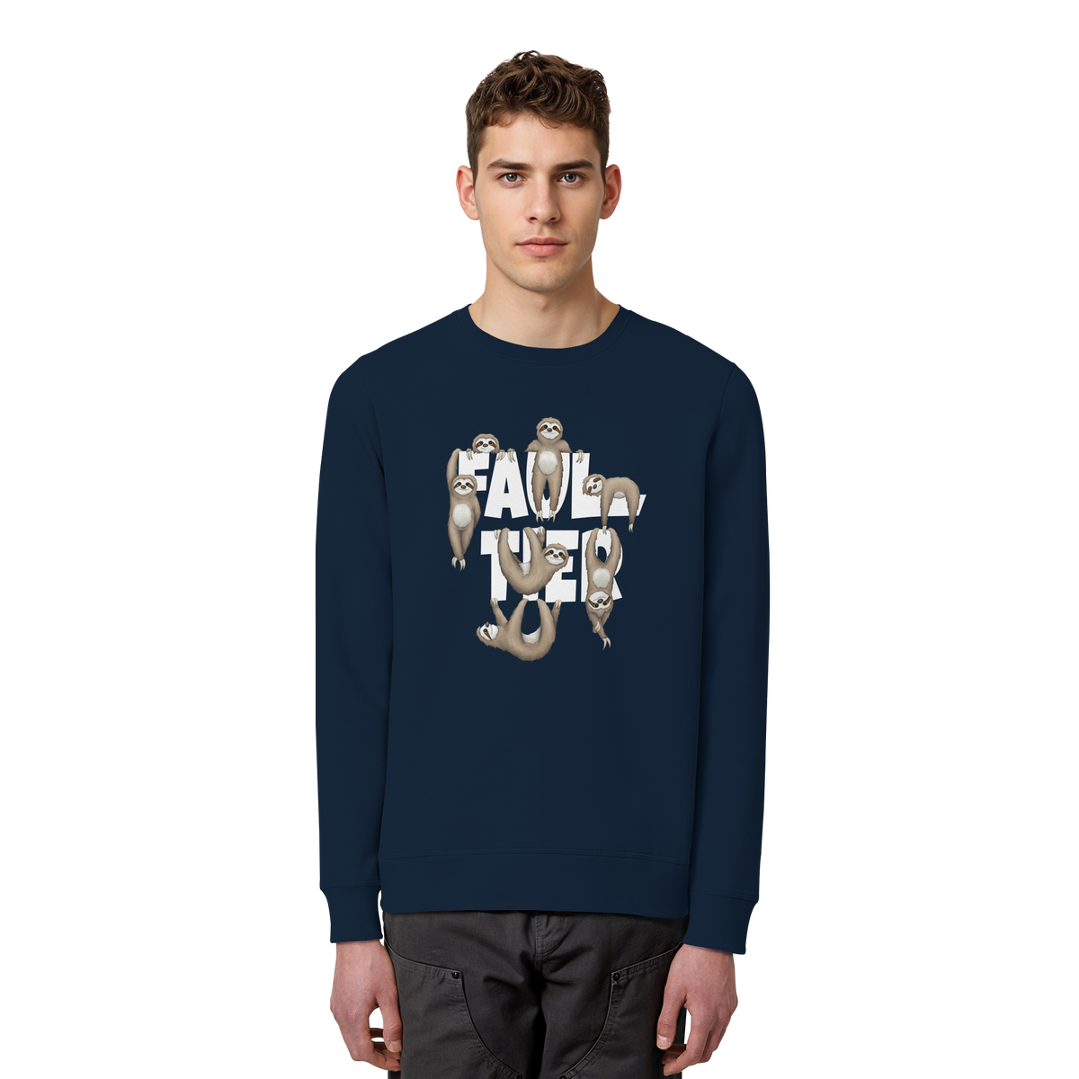 Viele gechillte Faultiere - Organic Basic Unisex Sweatshirt