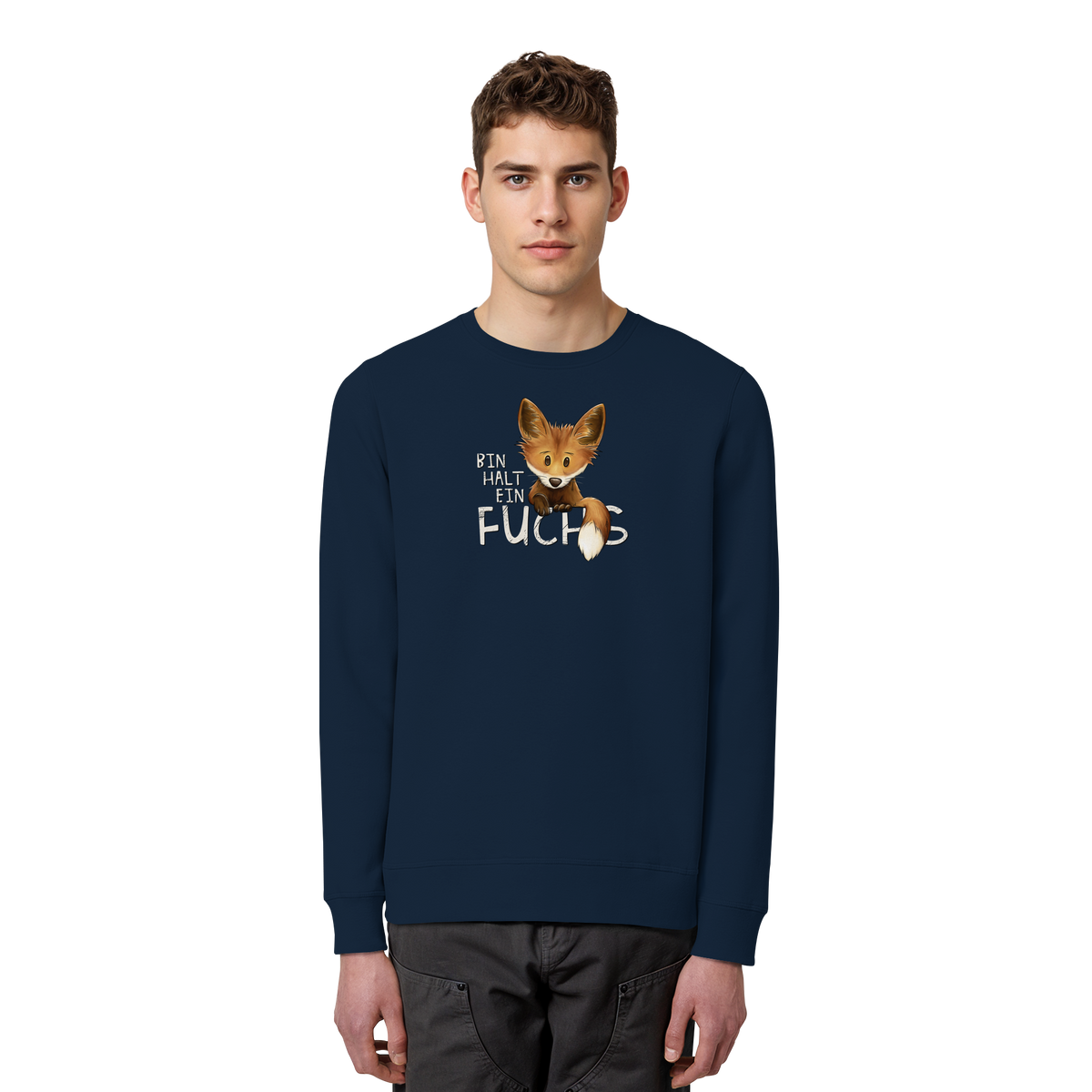 Bin halt ein Fuchs - Organic Basic Unisex Sweatshirt