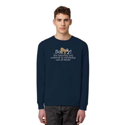 No-Activity Faultier - Organic Basic Unisex Sweatshirt