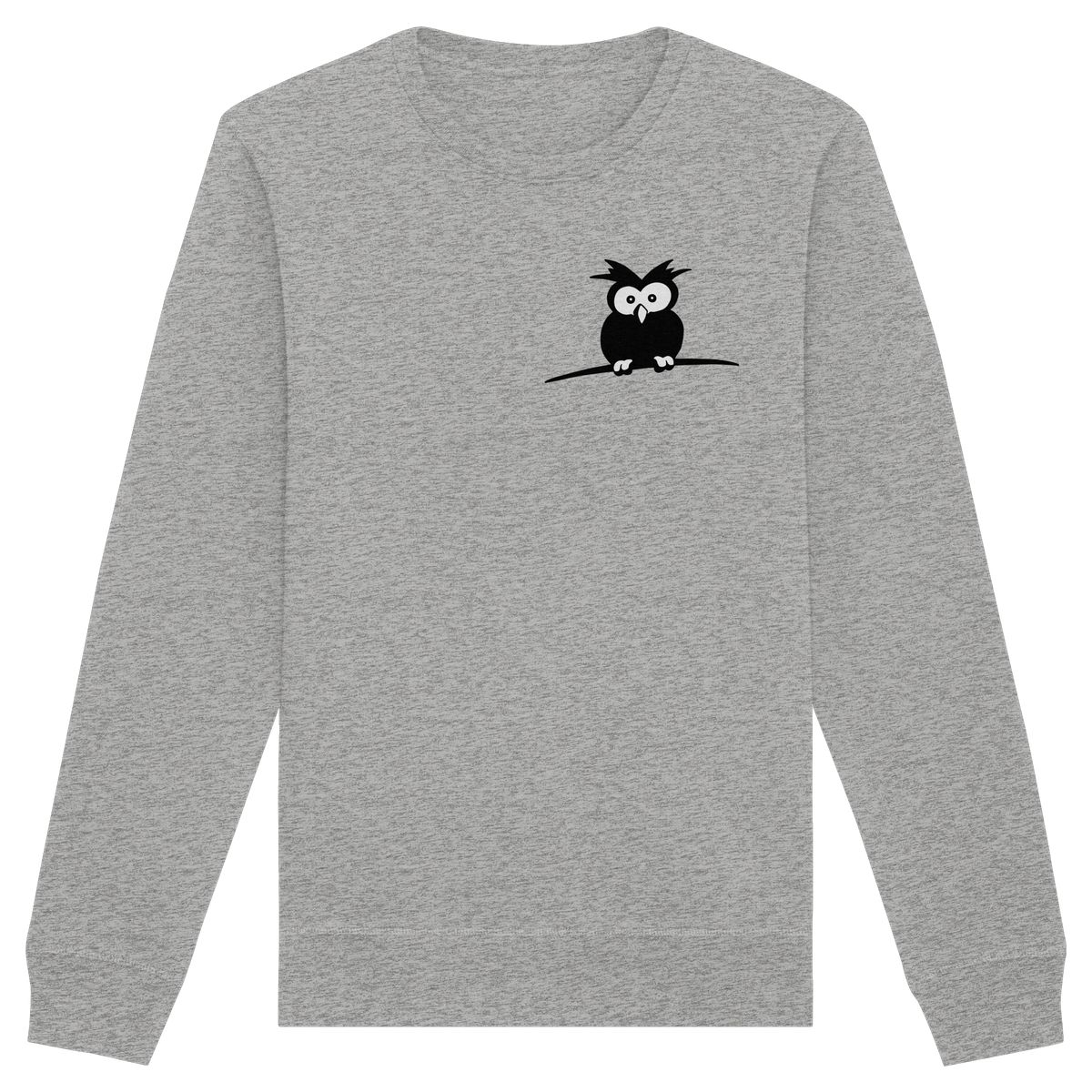Kleine struppige Eule - Organic Basic Unisex Sweatshirt