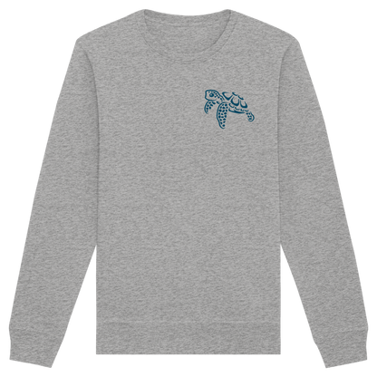 Lässig lustige Wasserschildkröte - Organic Basic Unisex Sweatshirt