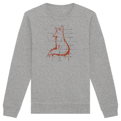 Street Art Fuchs Silhouette - Organic Basic Unisex Sweatshirt