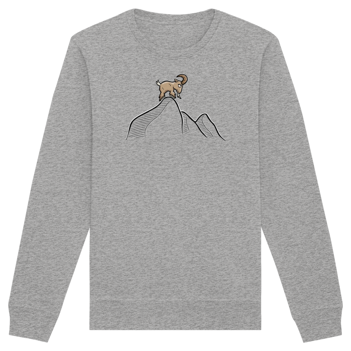 Ziegenbock in den Bergen - Organic Basic Unisex Sweatshirt