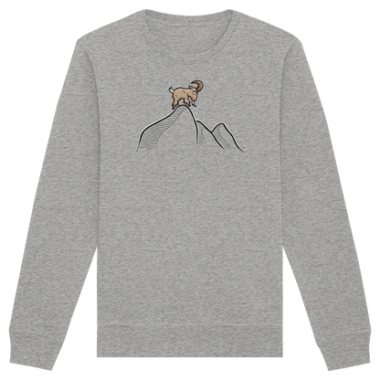 Ziegenbock in den Bergen - Organic Basic Unisex Sweatshirt