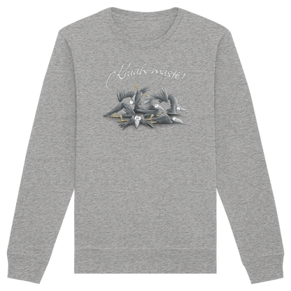 Kraah-masté! Yoga Raben Krähen - Organic Basic Unisex Sweatshirt
