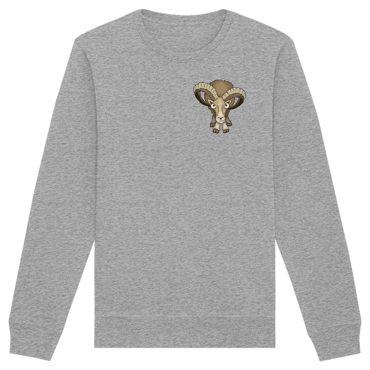 Bockiges Mufflon Widder Schafbock - Organic Basic Unisex Sweatshirt