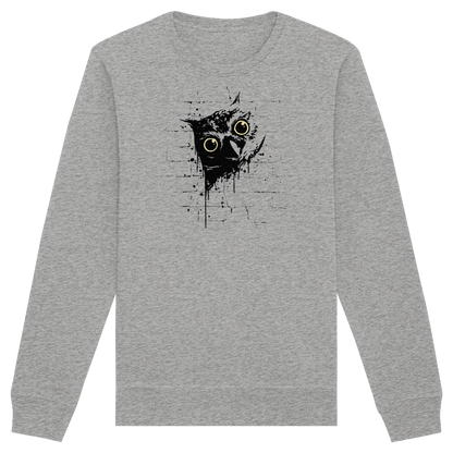Lässige Street Art Eule - Organic Basic Unisex Sweatshirt