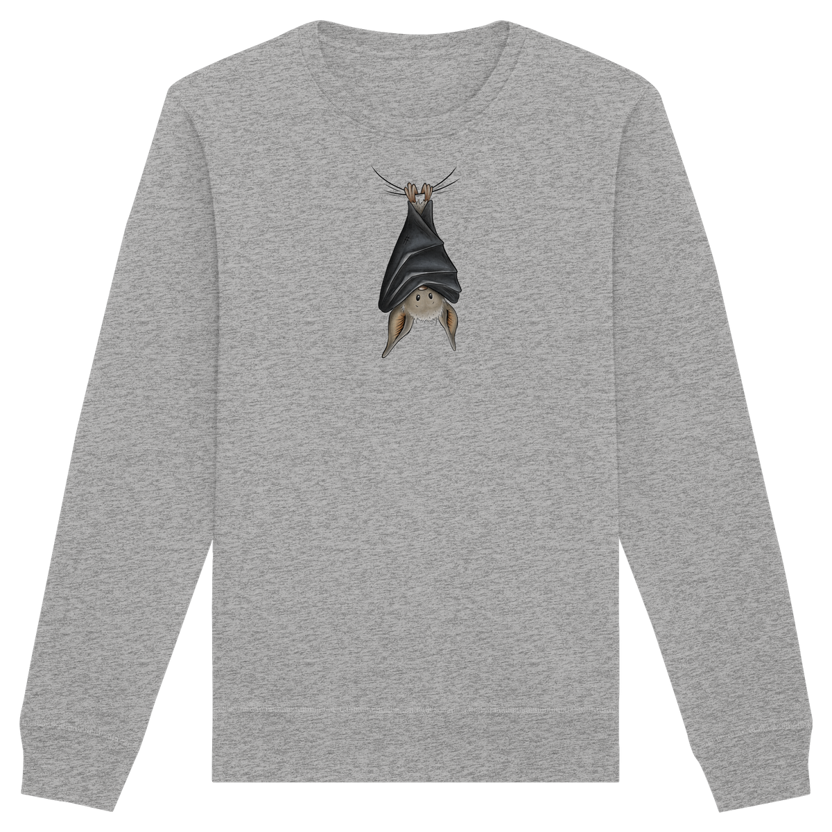 Lustig chillende Fledermaus - Organic Basic Unisex Sweatshirt