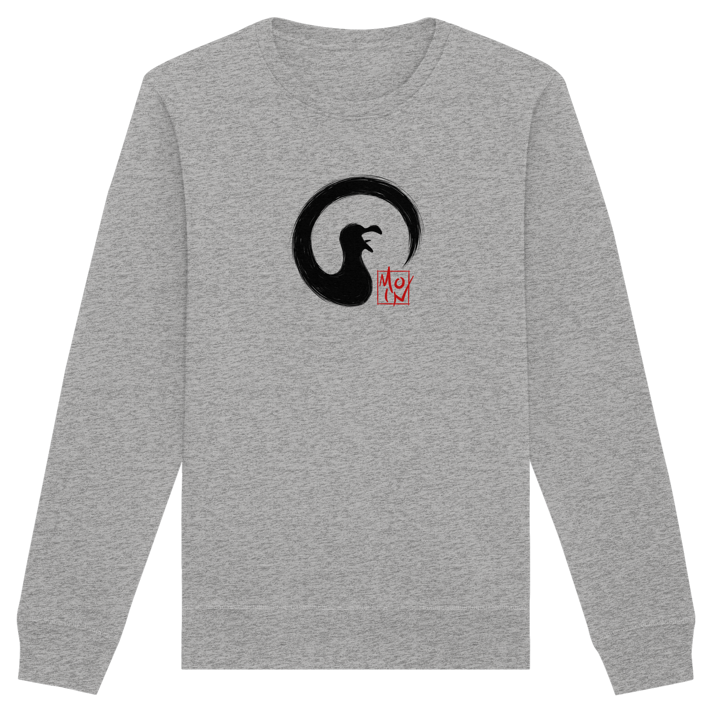 Moin kreischende japanische Enso Möwe - Organic Basic Unisex Sweatshirt