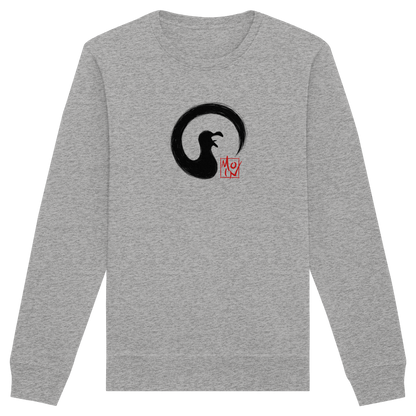Moin kreischende japanische Enso Möwe - Organic Basic Unisex Sweatshirt