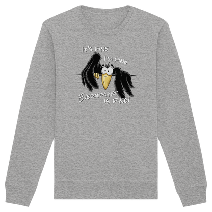 I’m Fine Rabe | Alles Gut Krähe - Organic Basic Unisex Sweatshirt