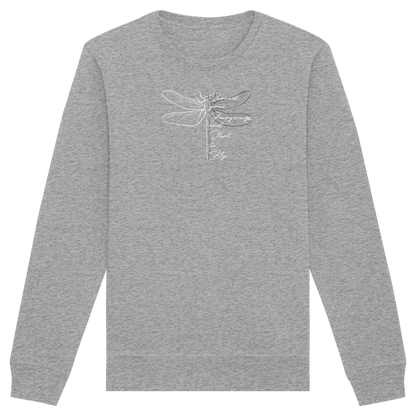 Breite die Flügel aus und flieg los | Libelle - Organic Basic Unisex Sweatshirt