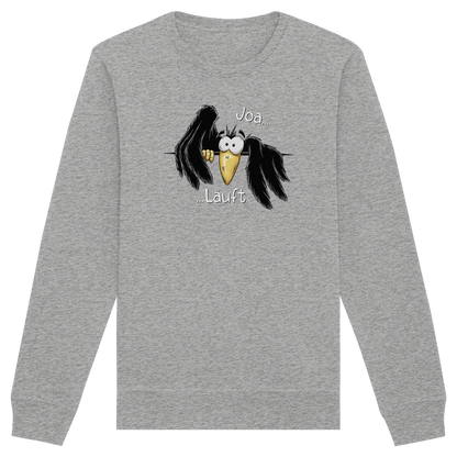 Joa Läuft Krähe gechillter Rabe - Organic Basic Unisex Sweatshirt
