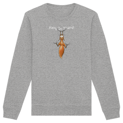 Hang In There | Lässiges Eichhörnchen - Organic Basic Unisex Sweatshirt