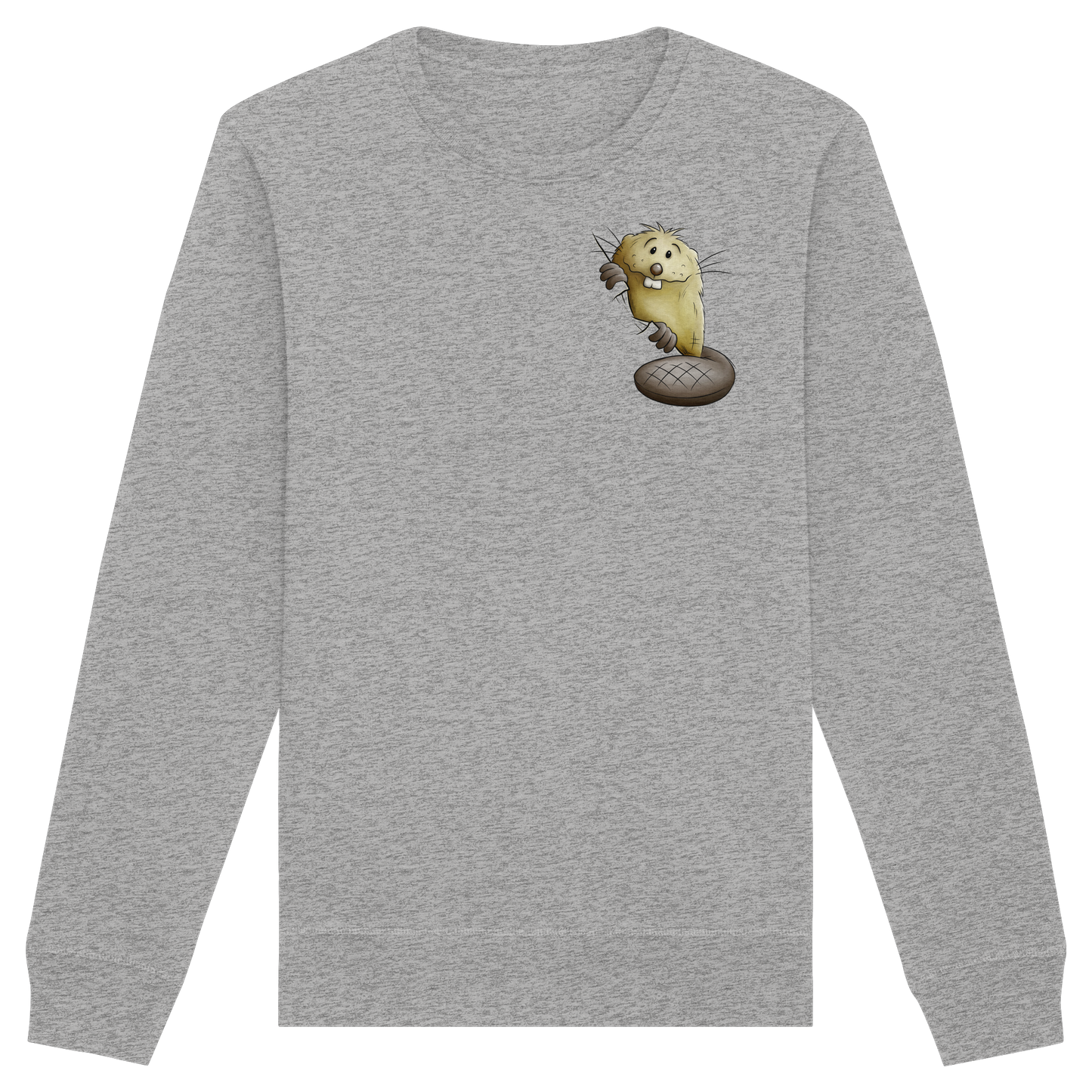 Lustiger frecher Biber - Organic Basic Unisex Sweatshirt