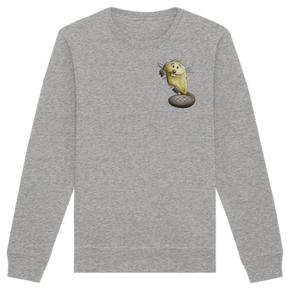 Lustiger frecher Biber - Organic Basic Unisex Sweatshirt