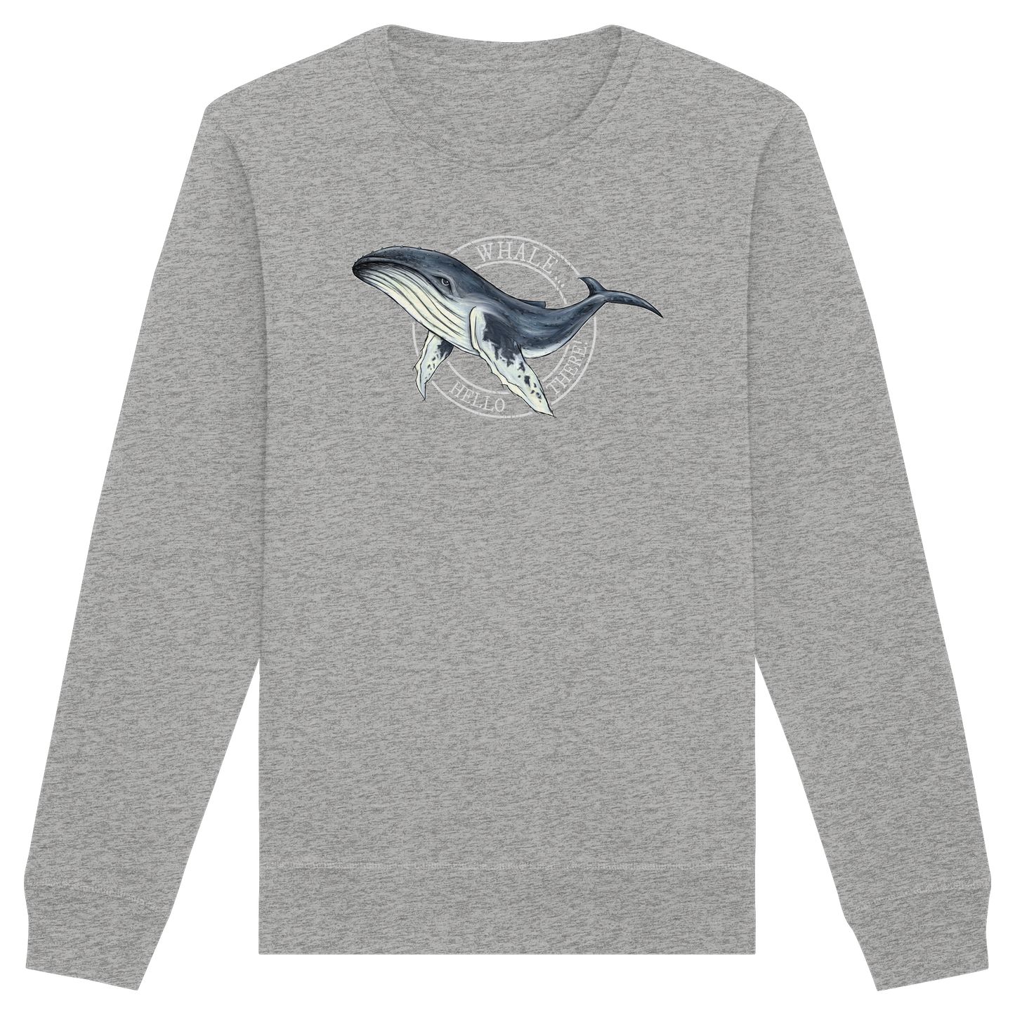 Whale, Hello There | Buckelwal - Organic Basic Unisex Sweatshirt