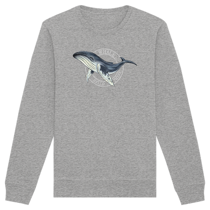 Whale, Hello There | Buckelwal - Organic Basic Unisex Sweatshirt