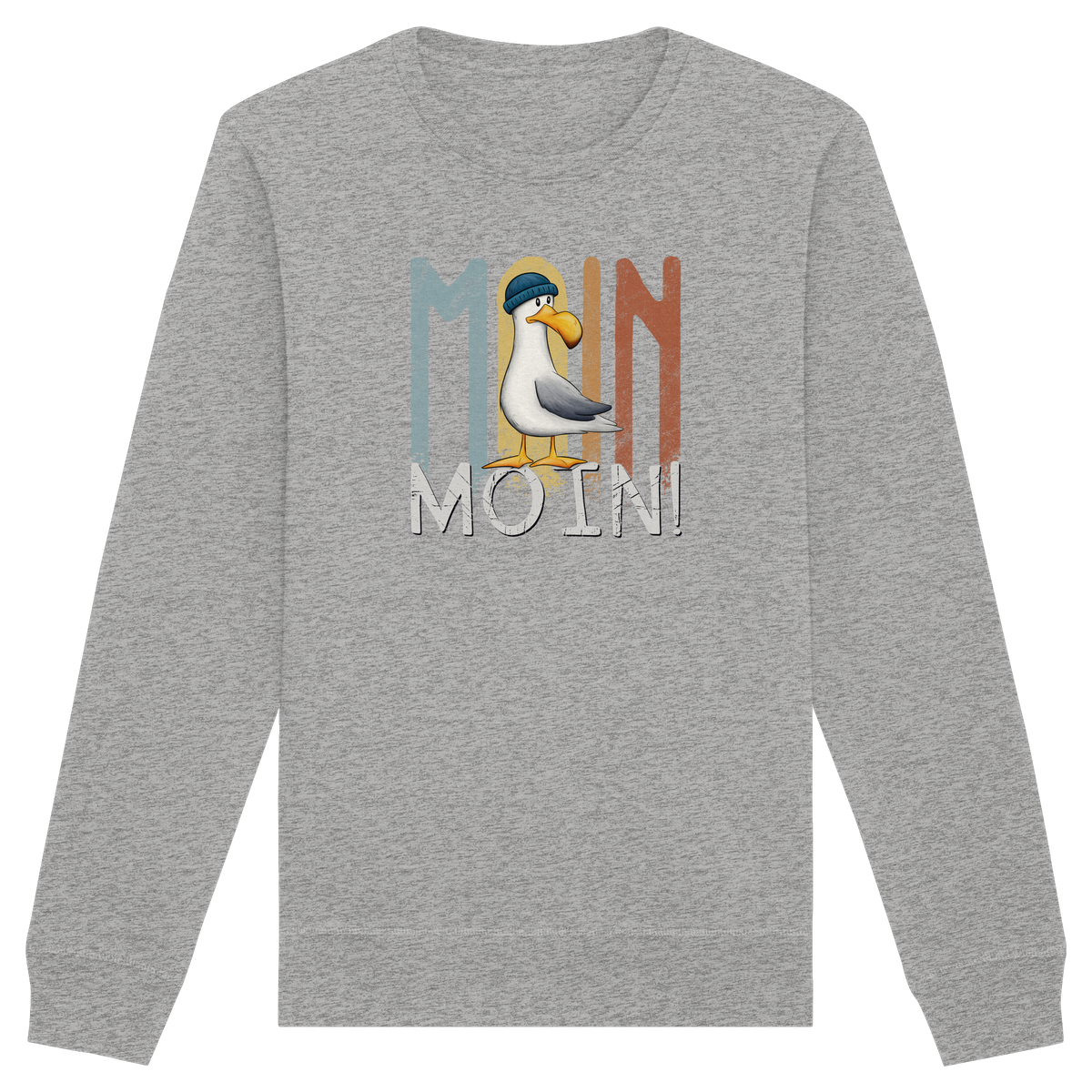 Moin Moin norddeutsche Möwe - Organic Basic Unisex Sweatshirt
