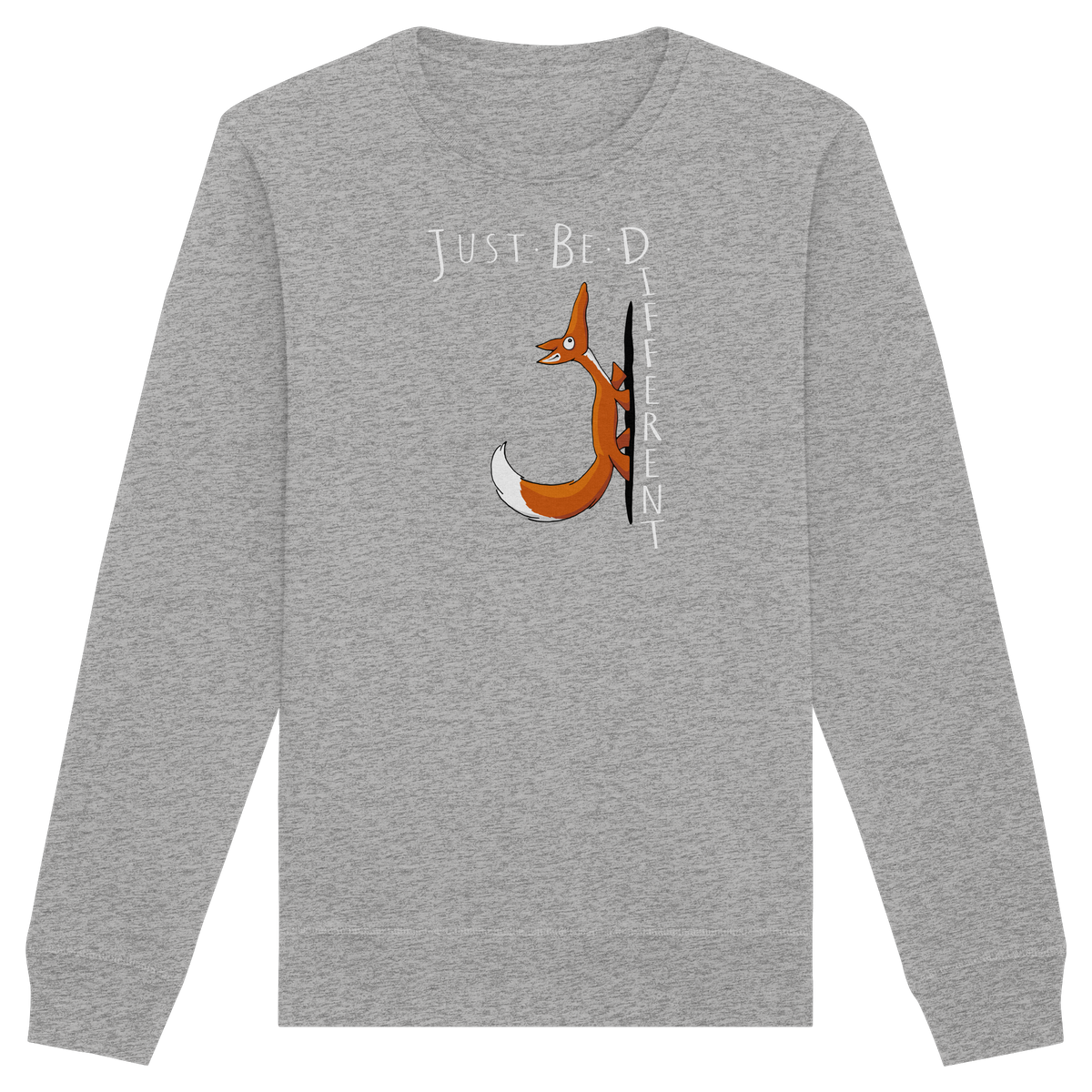 Just Be Different | Sei Anders, kleiner Fuchs - Organic Basic Unisex Sweatshirt